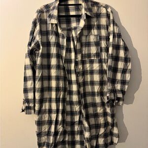 Men's Casual Button Down Plaid Shirt